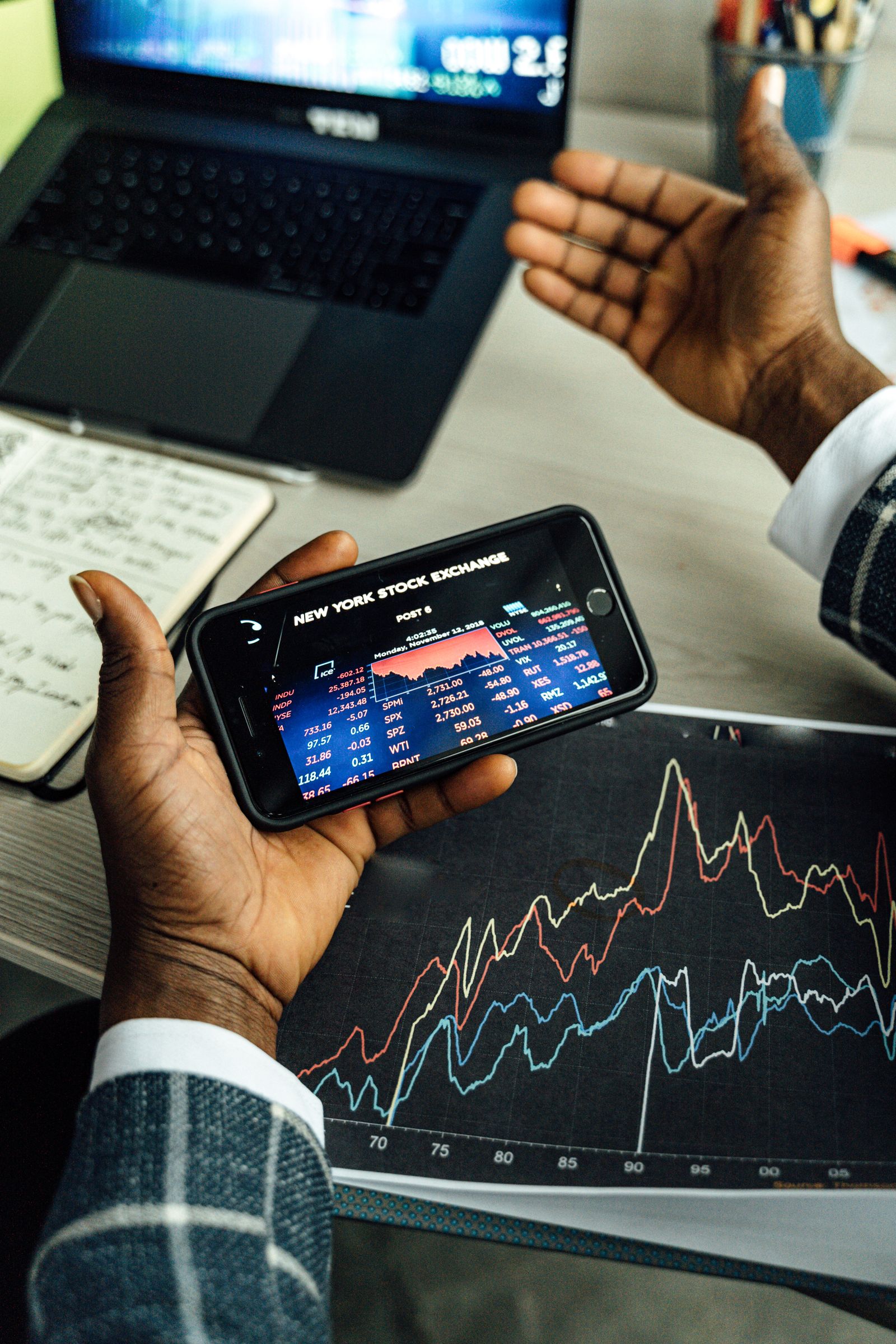 Yoovic Partners investor dashboard on laptop and smartphone